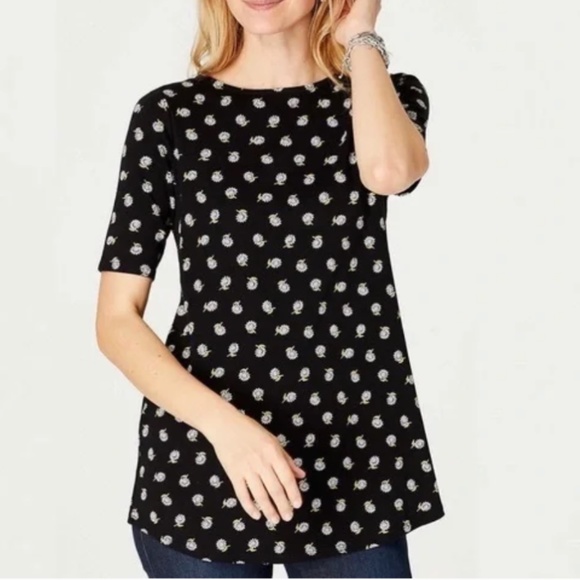 J‎ jill pixie shirttail tee. Worn twice. 49 retail - Picture 1 of 5